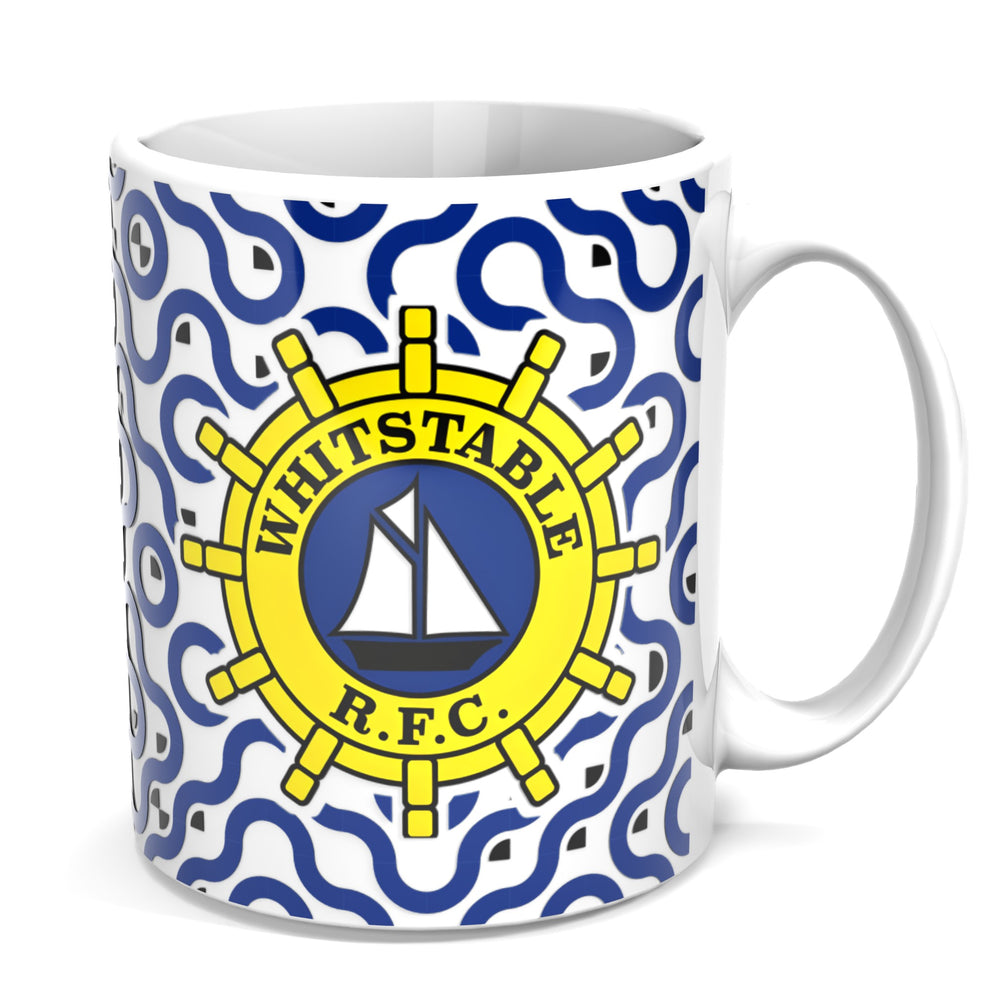 Whitstable RFC Pattern Mug