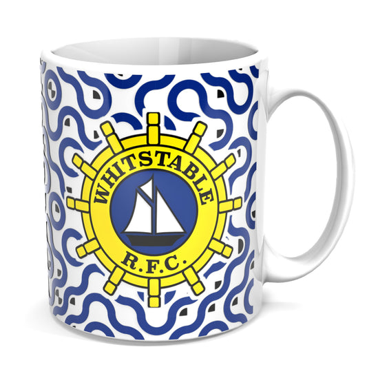 Whitstable RFC Pattern Mug