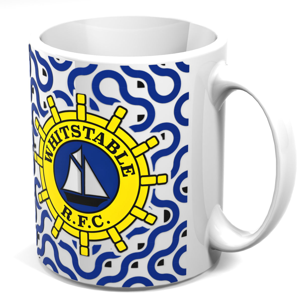 Whitstable RFC Pattern Mug