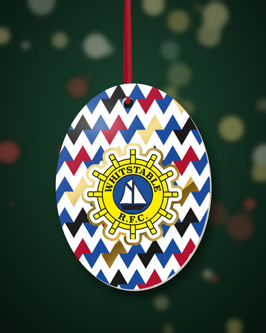 Whitstable RFC Christmas Oval Harlequin