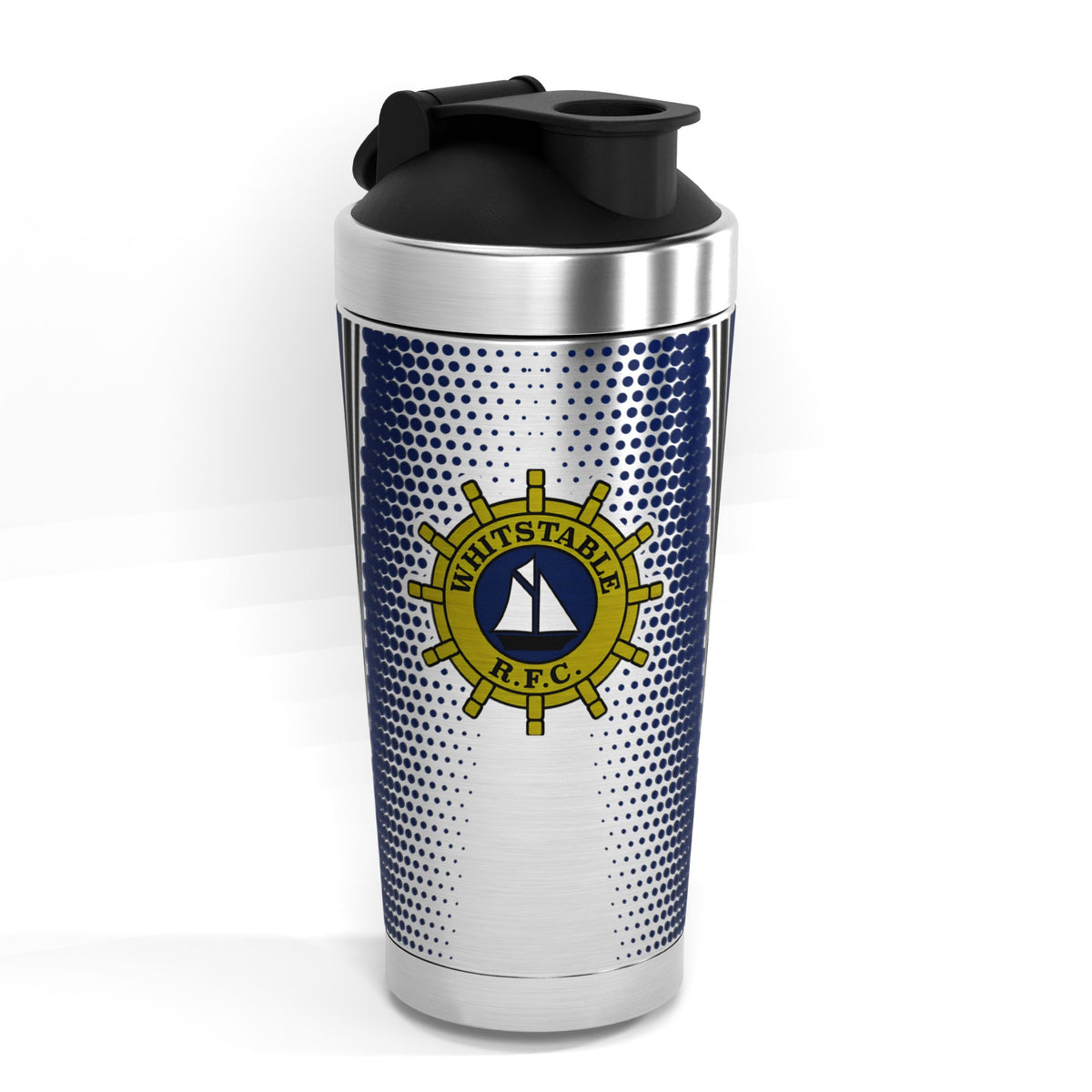 Whitstable RFC 500ml Protein Shaker - crest front