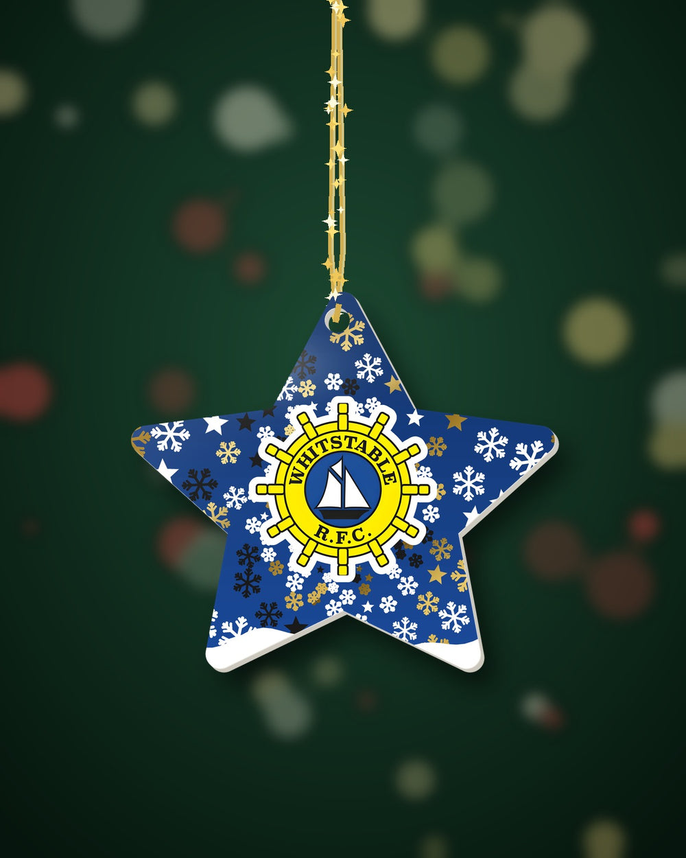Whitstable RFC Christmas Star Snowfall