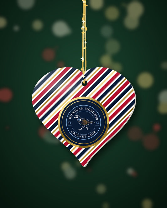 Woodham Mortimer CC Christmas Heart Candy Cane