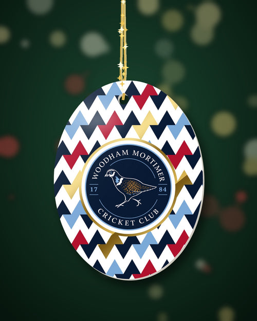 Woodham Mortimer CC Christmas Oval Harlequin