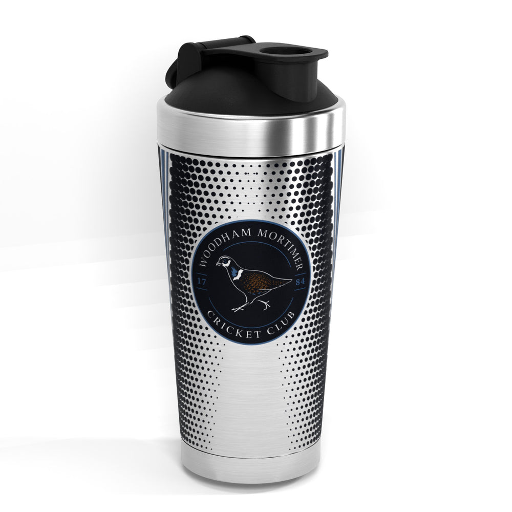 Woodham Mortimer CC 500ml Protein Shaker - crest front