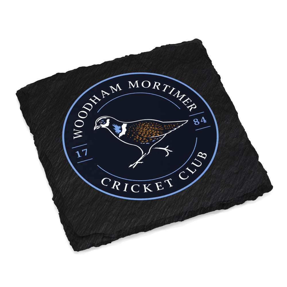 Woodham Mortimer CC Slate Coaster