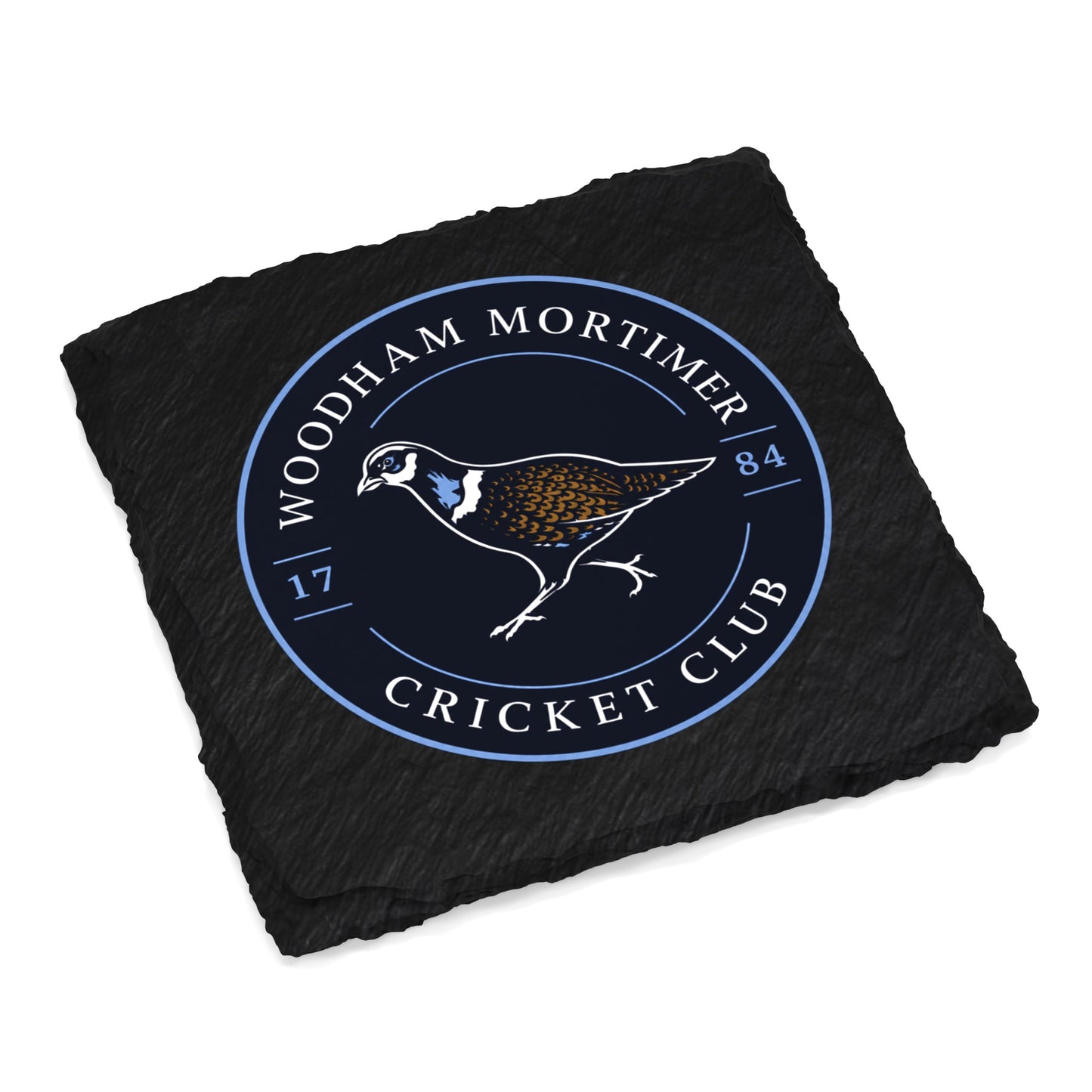 Woodham Mortimer CC Slate Coaster