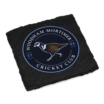 Woodham Mortimer CC Slate Coaster