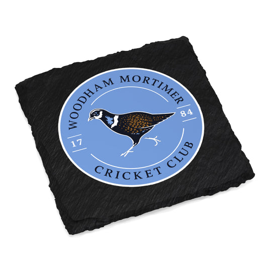 Woodham Mortimer CC Slate Coaster