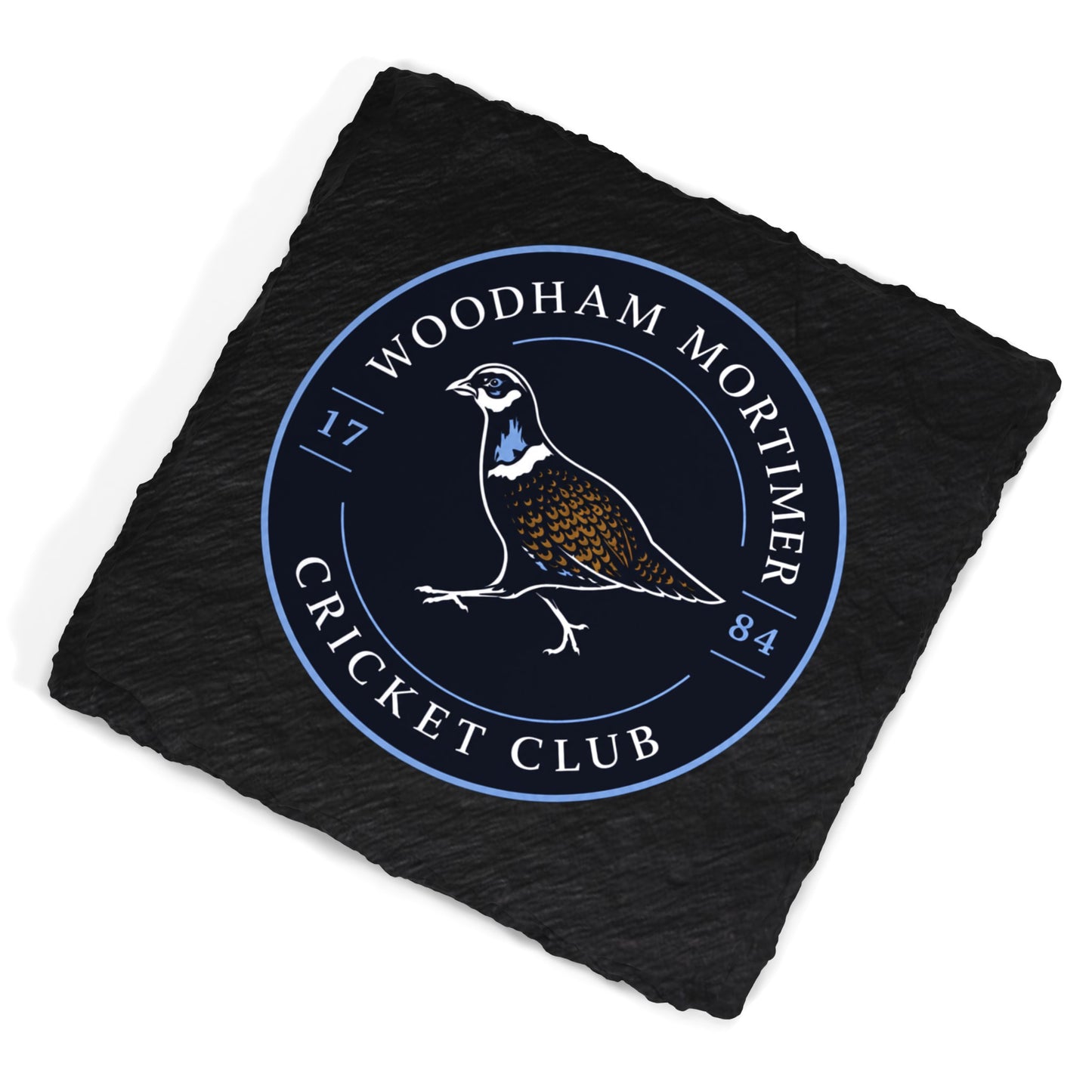 Woodham Mortimer CC Slate Coaster