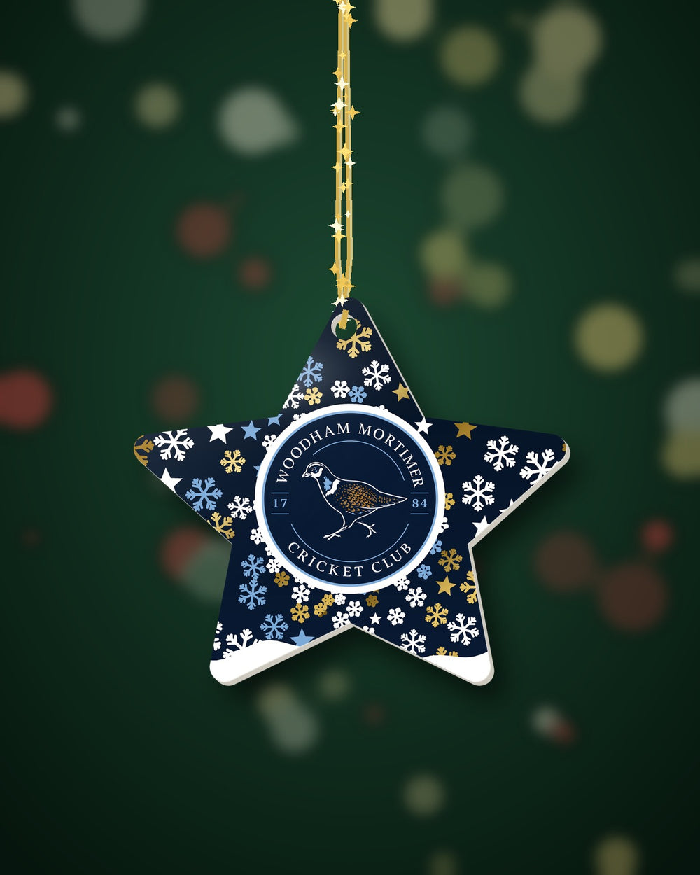 Woodham Mortimer CC Christmas Star Snowfall