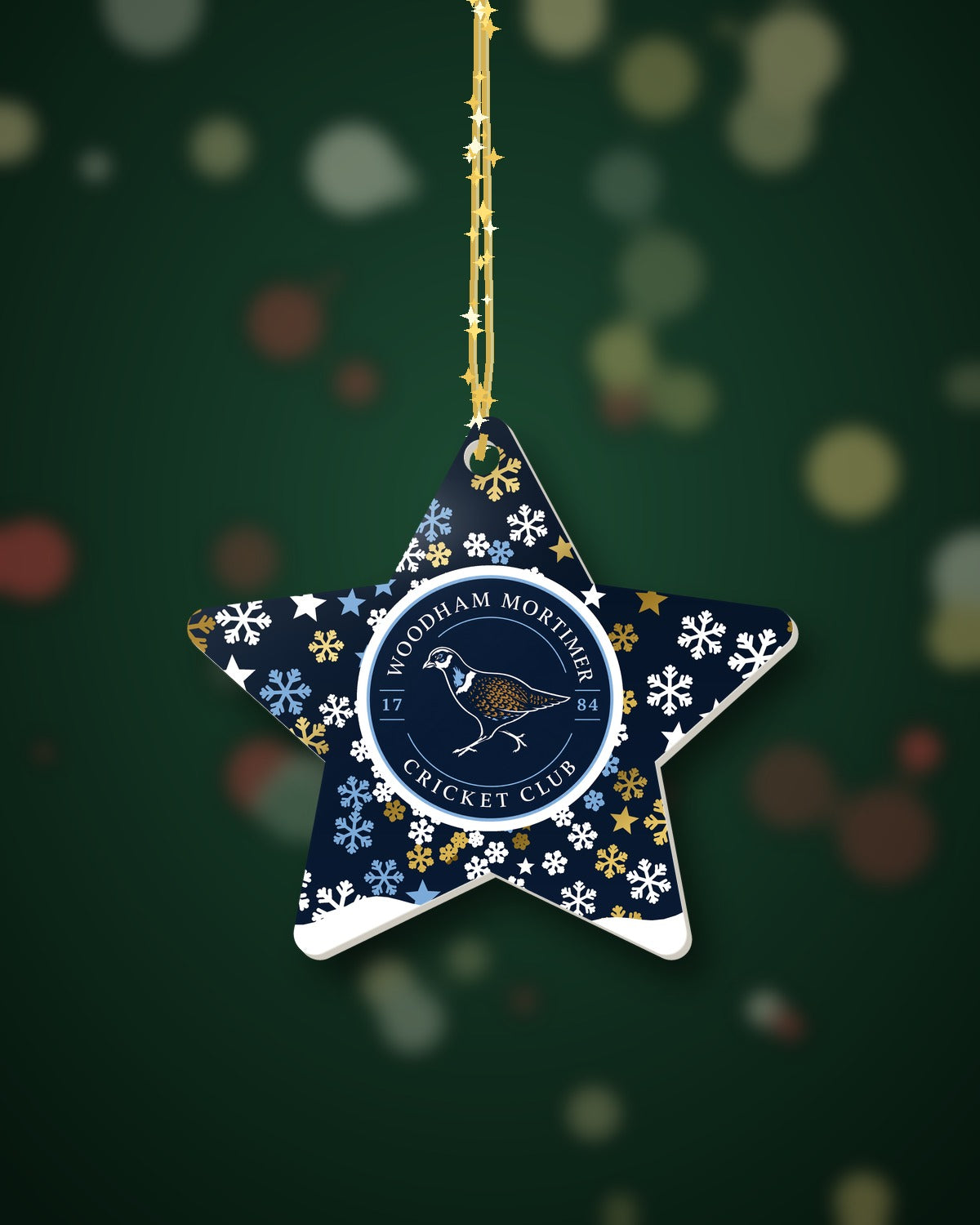 Woodham Mortimer CC Christmas Star Snowfall
