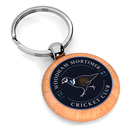 Woodham Mortimer CC Wooden Keyring