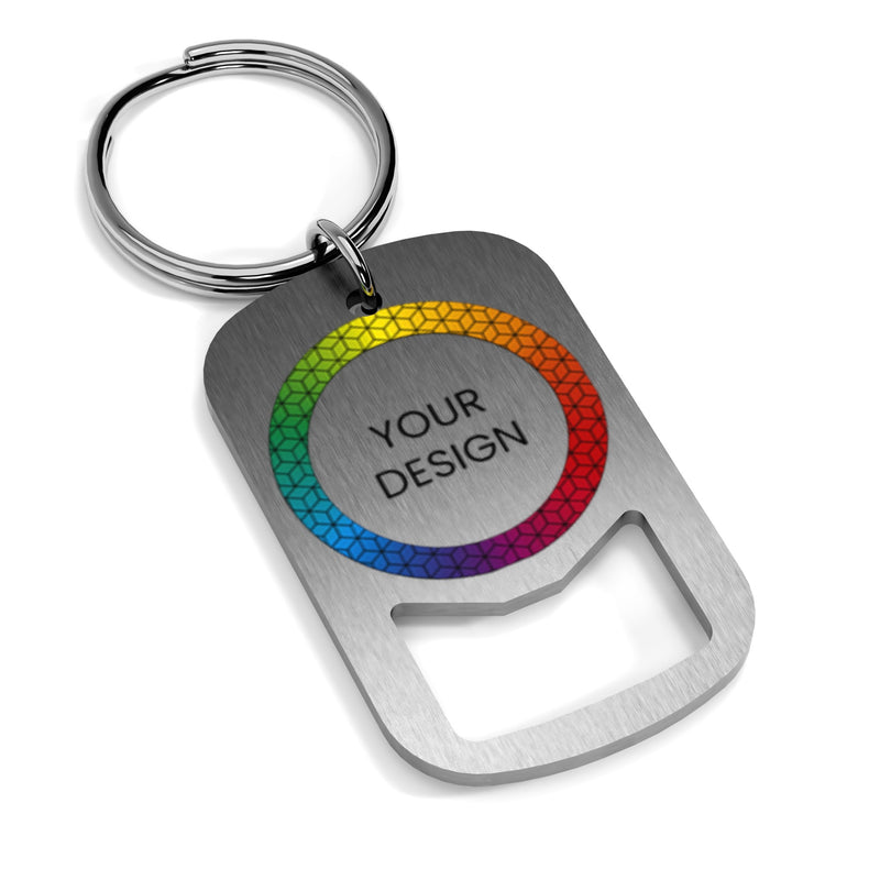Custom Metal Beer Opener Keyring