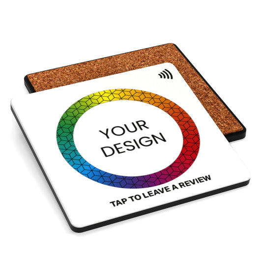 Custom Smart NFC Square Coaster