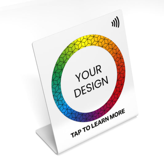 Custom NFC Desk Sign