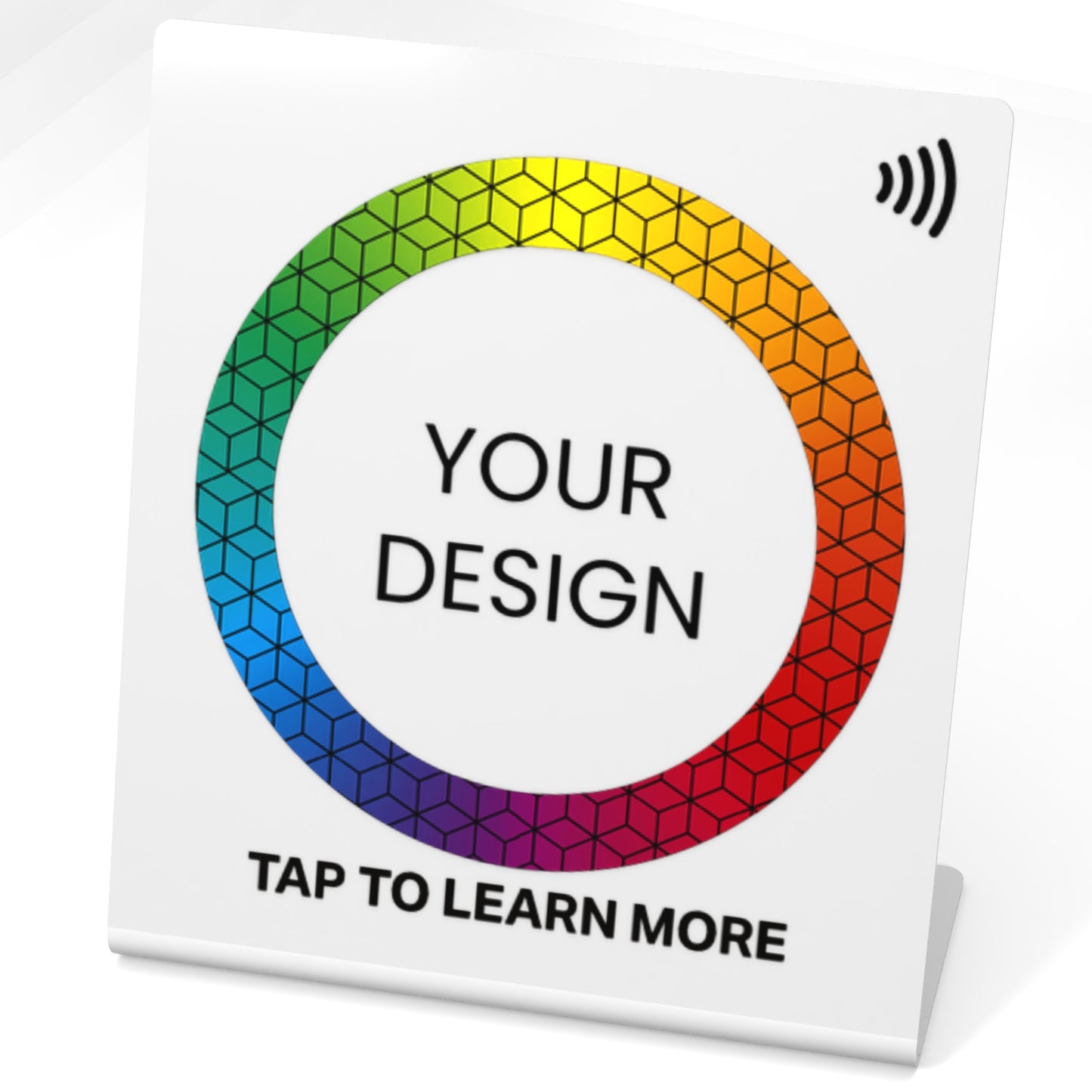 Custom NFC Desk Sign