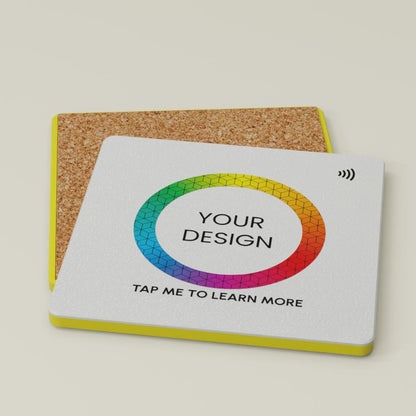 Custom Smart NFC Square Coaster