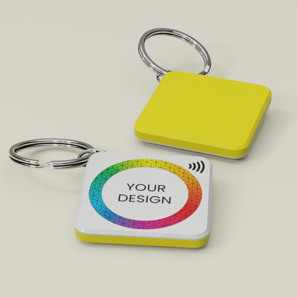 Custom Smart NFC Square Keyring