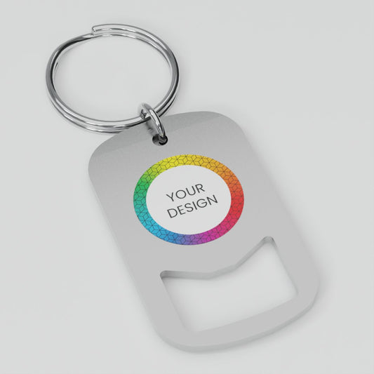 Metal Beer Opener Keyring