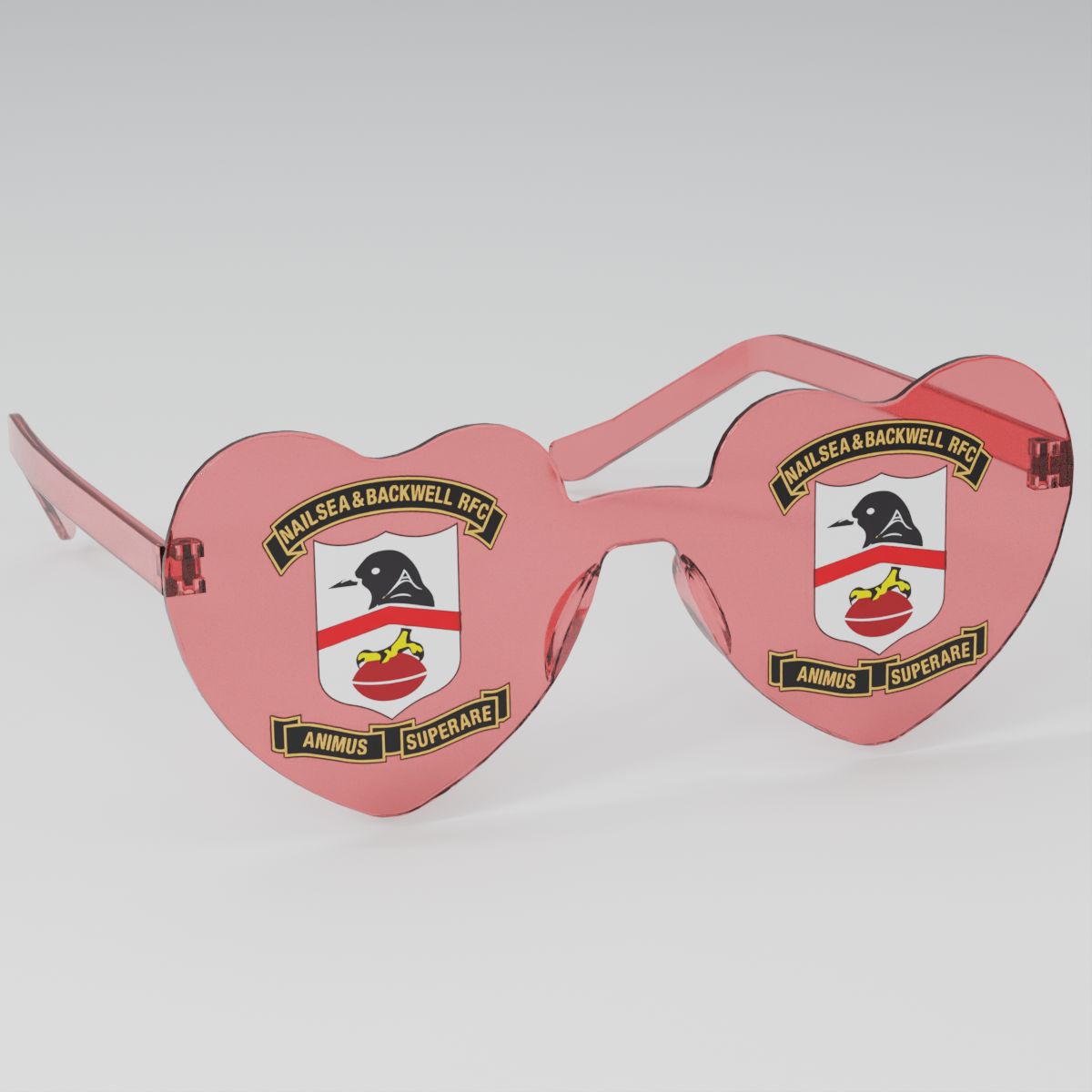 Nailsea & Backwell Heart Party Glasses