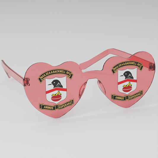 Nailsea & Backwell Heart Party Glasses