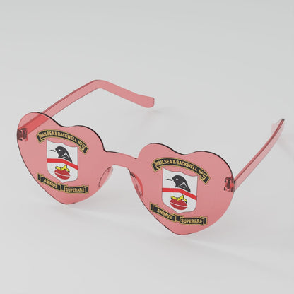 Nailsea & Backwell Heart Party Glasses