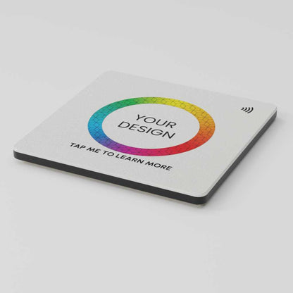 Custom Smart NFC Square Coaster