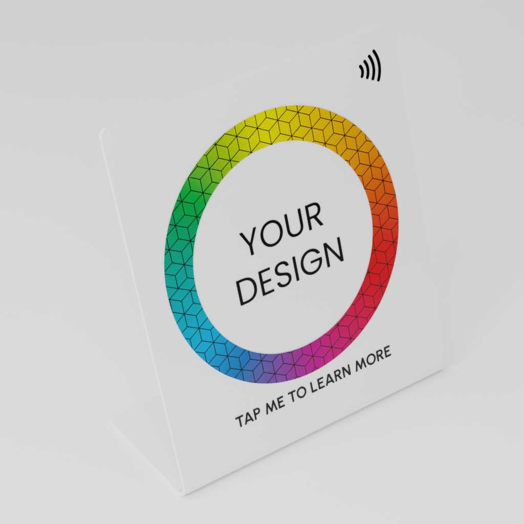 Custom NFC Desk Sign