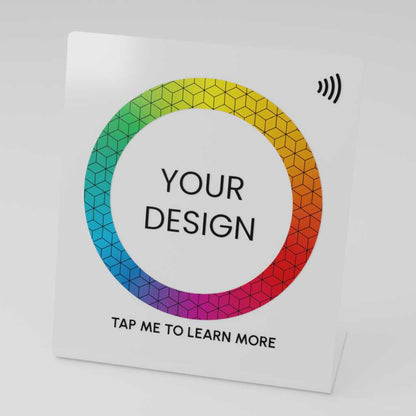 Custom NFC Desk Sign