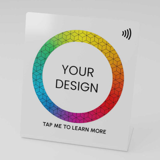 Custom NFC Desk Sign