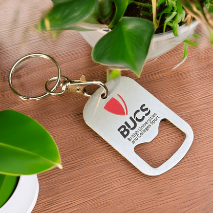 Metal Beer Opener Keyring